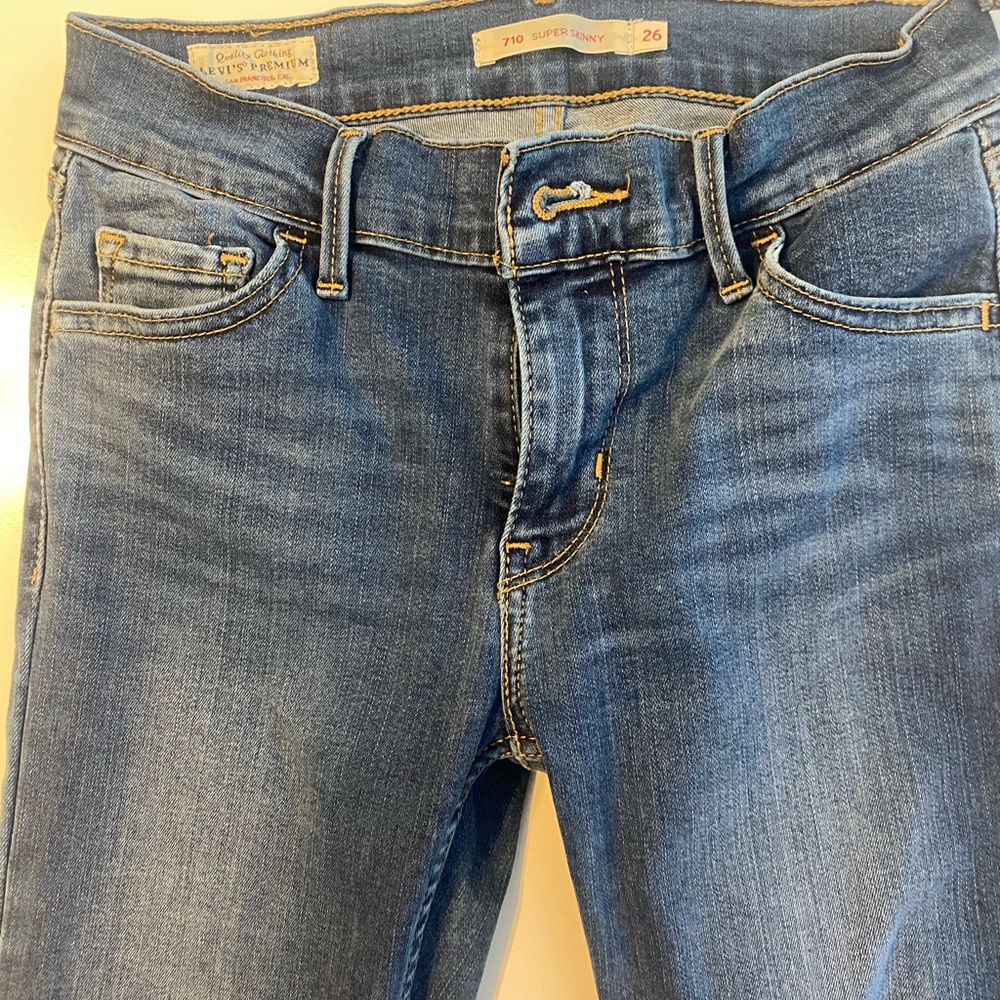 Levi Strauss 710 Super Skinny jeans